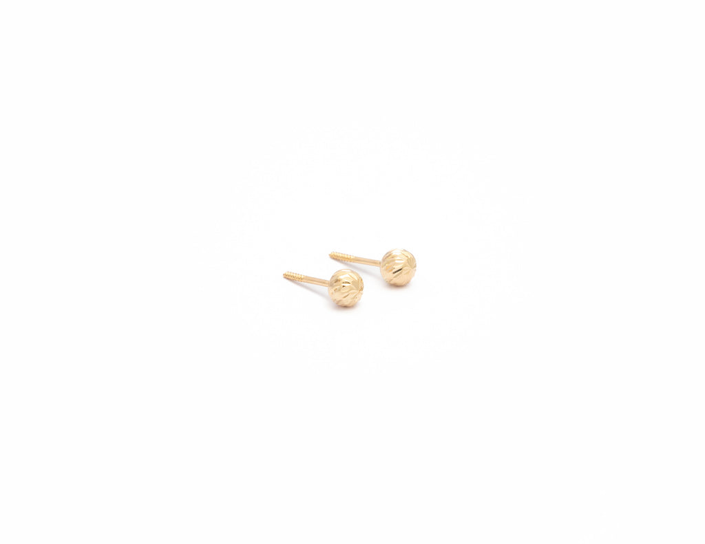 ARETES TOPO BOLA DIAMANTADO