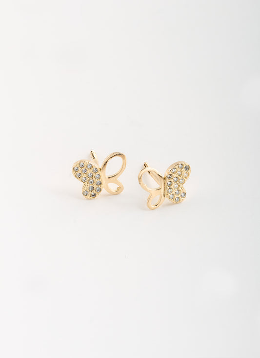 ARETES MARIPOSAS